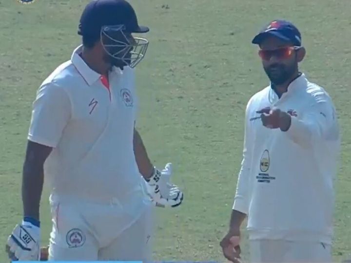 watch angry yusuf pathan denies leaving crease after wrongly given out WATCH: Angry Yusuf Pathan Denies Leaving Crease After Wrongly Given Out