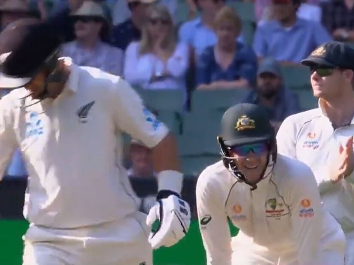 watch he knows bloke in the truck tim paine sledges ross taylor watch WATCH: 'He knows bloke in the truck', Tim Paine sledges Ross Taylor
