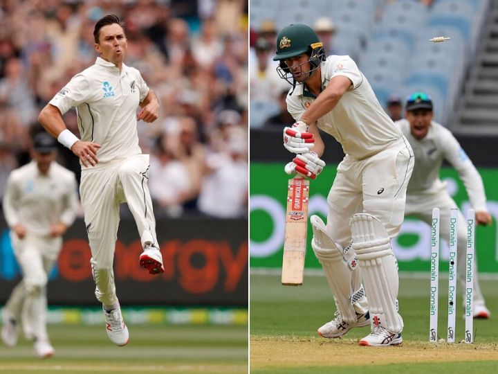 watch trent boult makes stunning comeback removes joe burns on golden duck WATCH: Trent Boult Makes Stunning Comeback, Removes Joe Burns On Golden Duck