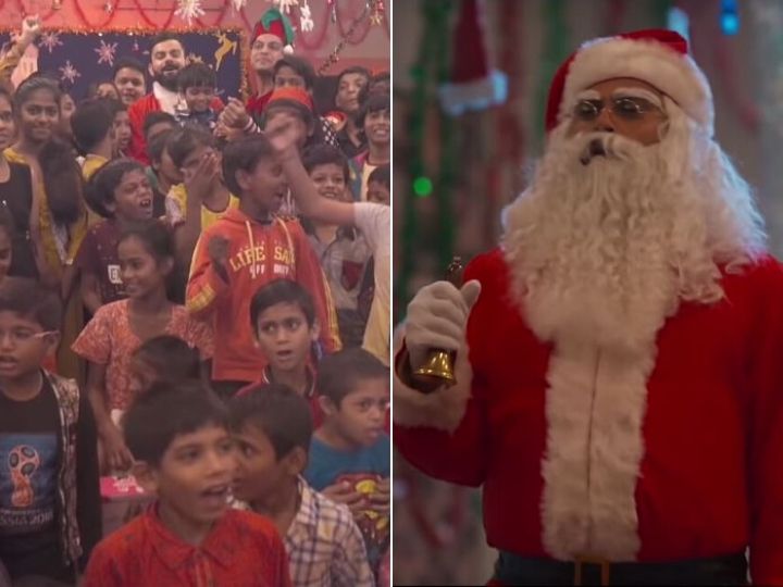 watch virat kohli turns santa claus to surprise kolkata shelter home kids WATCH: Virat Kohli Turns Santa Claus To Surprise Kolkata Shelter Home Kids