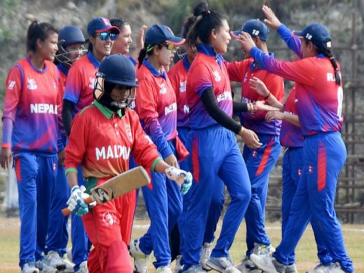 Nepal Bundle Out Maldives For Just 8 runs In Women's T20I