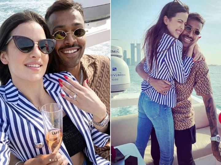 hardik pandya gets engaged to serbian actress natasa stankovic Hardik Pandya Gets Engaged To Serbian Actress Natasa Stankovic