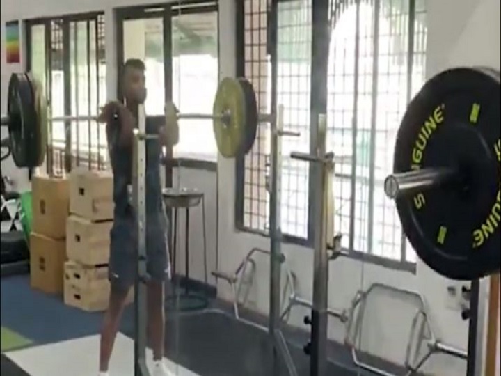 watch mayank agarwal flexes some muscle to get in shape ahead of nz tour WATCH | Mayank Agarwal Flexes Some Muscle To Get In Shape Ahead of NZ Tour