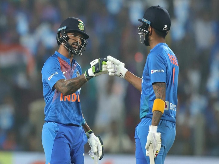 ind vs sl 3rd t2oi dhawan rahul 50s sharduls cameo guide india to mammoth 201 9 IND vs SL, 3rd T2OI: Dhawan-Rahul 50s, Shardul's Cameo Guide India To Mammoth 201-9