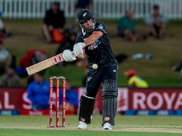 colin de grandhomme smashed an unbeaten 28 ball 58 as new zealand crushed india by five wickets in the final odi at the bay oval on tuesday thereby clinching the three match series 3 0 Grandhomme Whirlwind Knock Helps Kiwis Script 3-0 ODI Sweep Over India