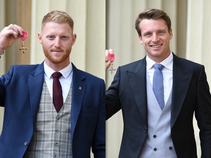 Ben Stokes, Jos Buttler Awarded Royal Honours By Prince Williams At Buckingham Palace