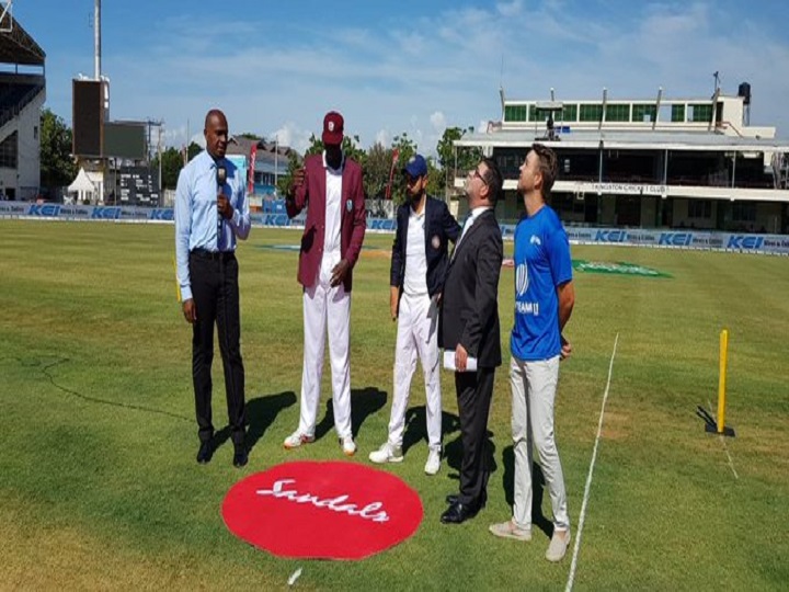 india vs west indies 2nd test ind eye another clean sweep as second test begins indies won the toss choose to bowl first India vs West Indies 2nd Test : वेस्टइंडीज ने टॉस जीतकर चुनी पहले गेंदबाजी, 140 किलो के रहकीम कॉर्नवाल कर रहे हैं डेब्यू