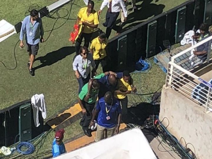 बीमार होकर कमेंट्री बॉक्स छोड़कर गए दिग्गज रिचर्ड्स ने स्वस्थ होकर की मैदान पर वापसी