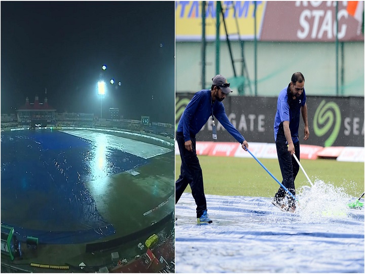india vs south africa 1st t20i rain delays toss in dharamsala India vs South Africa 1st T20I: बारिश के कारण टॉस में देरी, हो सकता है मैच रद्द