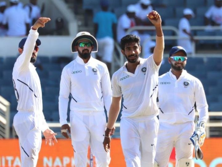 wi vs ind jasprit bumrah hat trick put india in commanding position 2nd Test WI vs IND, Day 2: जसप्रीत बुमराह की शानदार हैट-ट्रिक, मजबूत स्थिति में भारत