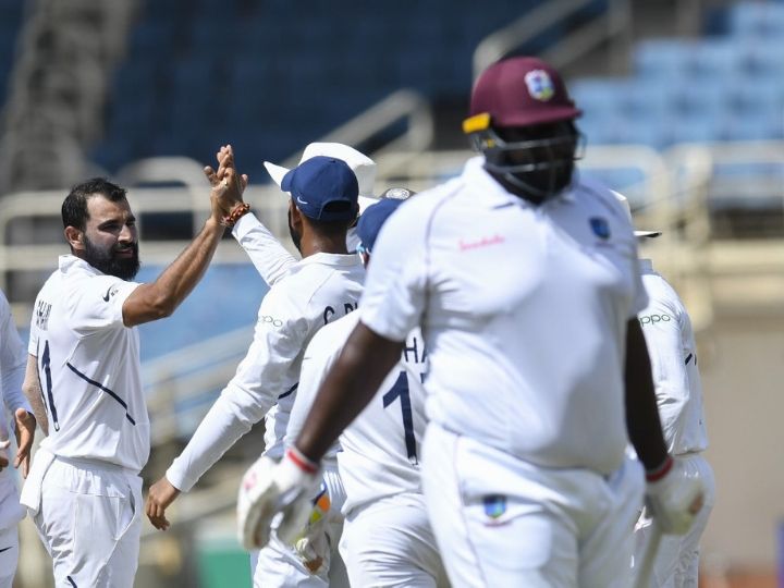 WI vs IND 2nd Test, Day- 3: पहली पारी में 117 रनों पर ऑलआउट हुई वेस्टइंडीज, भारत को 299 रनों की विशाल बढ़त