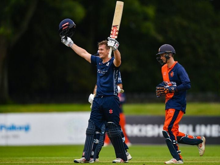 scotlands george munsey and kyle coetzer record third highest t20i stand in win over netherlands जॉर्ज मुन्से और काइल कोएटजर के बीच हुई टी-20 क्रिकेट के इतिहास की तीसरी सबसे बड़ी साझेदारी