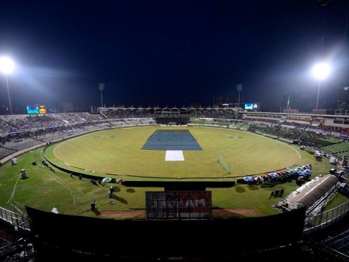 ban vs afg trophy shared as rain washes out final in dhaka BAN vs AFG: बारिश से धुला फाइनल, बांग्लादेश और अफगानिस्तान दोनों बने चैम्पियन