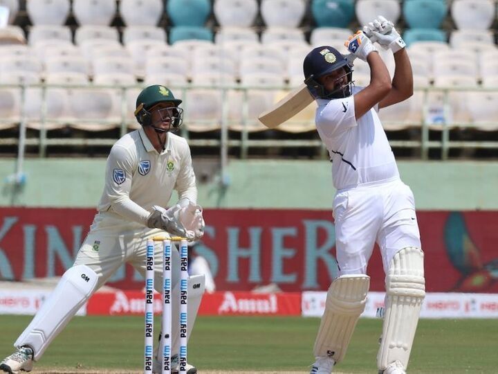 India vs South Africa 1st Test: बारिश की वजह से नहीं हो सका तीसरे सेशन का खेल, रोहित शर्मा के शतक से भारत 202/0 india vs sri lanka 1st test day 1 rohit sharma century takes india to 202 rain forces early stumps India vs South Africa 1st Test: बारिश की वजह से नहीं हो सका तीसरे सेशन का खेल, रोहित शर्मा के शतक से भारत 202/0