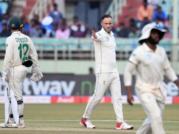 ind vs sa to get that total in second innings in india is tough du plessis IND vs SA: कप्तान फाफ डु प्लेसिस ने बताई भारत के खिलाफ पहले टेस्ट में मिली हार की वजह