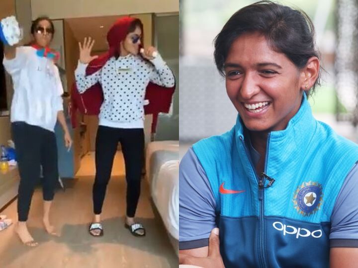 jemimah rodrigues and harleen deol rap special song for harmanpreet kaur हरमनप्रीत कौर के 100वें टी-20 मैच पर जेम्मिाह रोड्रिगेज और हर्लिन देयोल ने बनाया रैप