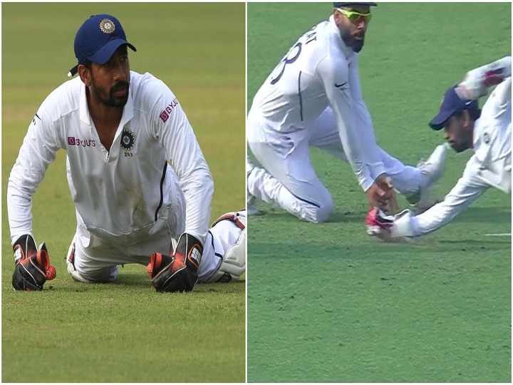 IND vs BAN गुलाबी गेंद टेस्ट: विकेट के पीछे 100 कैच पकड़ने वाले भारत के पांचवें विकेटकीपर बने रिद्दीमान साहा