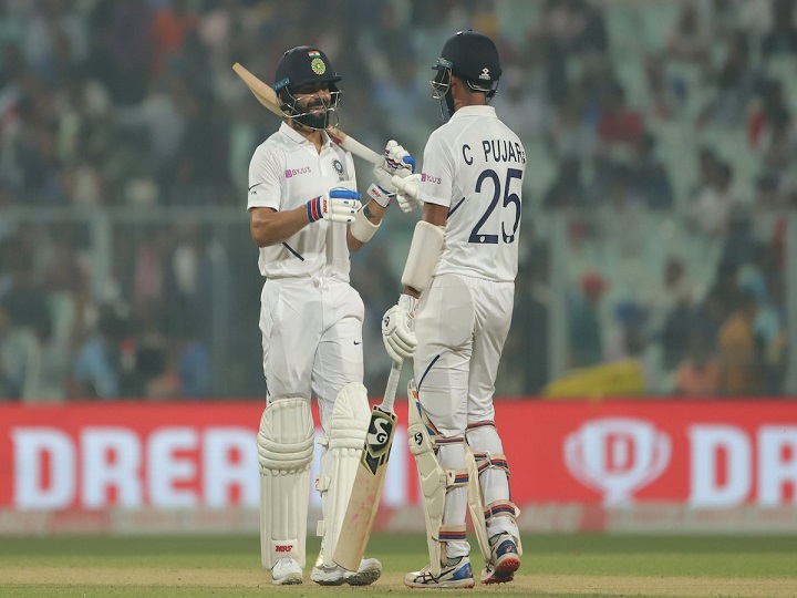 ind vs ban day 1 bangladesh all out for 106 runs india 174 runs for 3 wickets lead by 68 runs IND vs BAN DAY 1: गुलाबी गेंद टेस्ट का पहला दिन खत्म, भारत ने 3 विकेट खोकर बनाए 174 रन, टीम को मिली 68 रनों की बढ़त