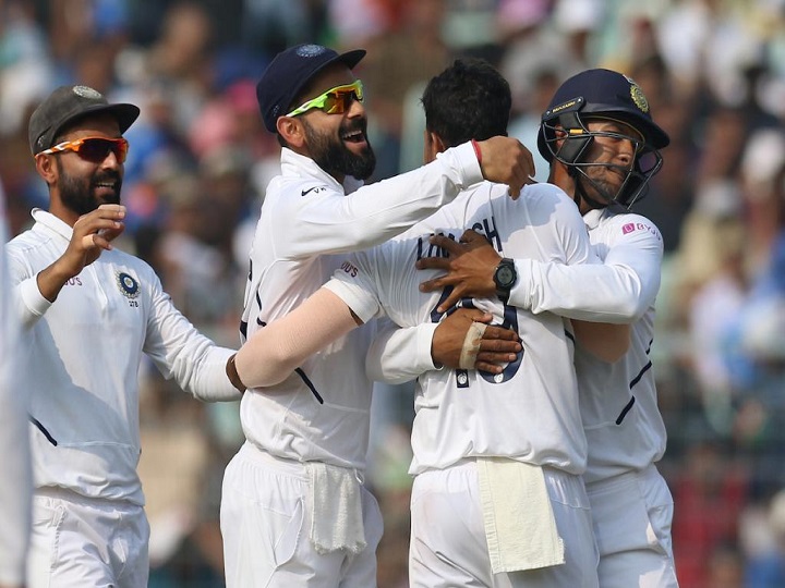 ind vs ban day 3 india created history by beating bangladesh by and innings and 46 runs in its first day night test match IND vs BAN DAY 3: टीम इंडिया ने ईडन गार्डन्स पर रचा इतिहास, गुलाबी गेंद वाले पहले डे-नाइट टेस्ट में बांग्लादेश को दी एक पारी और 46 रनों से मात