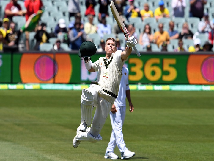 डेविड वॉर्नर ने डे-नाइट टेस्ट में जड़ा तीहरा शतक, तोड़े कई बड़े रिकॉर्ड