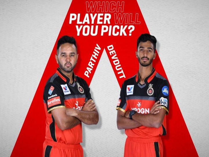 parthiv patel trolls rcb for asking fans to pick one between him and devdutt padikkal पार्थिव पटेल ने RCB को किया ट्रोल, कहा- 'तुम क्यों चाहते हो कि हम 239 रन पिटवा देंगे?'