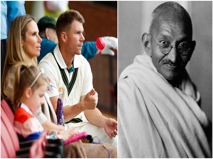 candice warner quotes mahatma gandhi after husband davids patient 335 vs pakistan वॉर्नर ने खेली 335 रनों की पारी, पत्नी ने तारीफ में कर दिया महात्मा गांधी का जिक्र