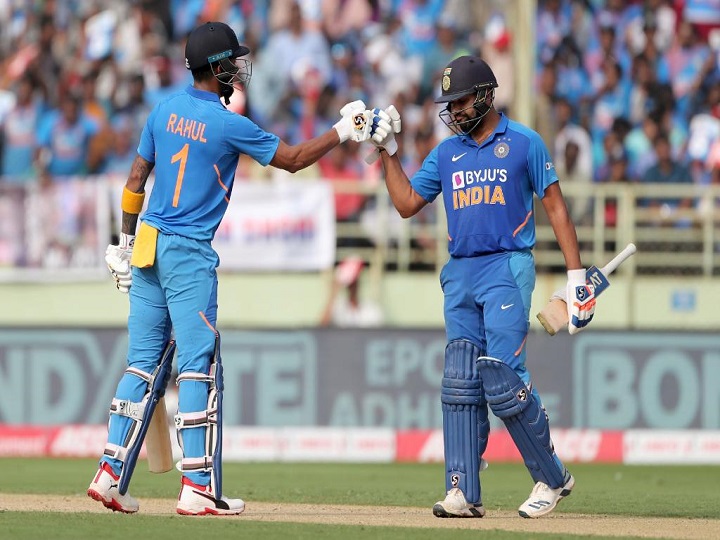 ind vs wi 2nd odi rohit sharma and kl rahul shines as india sets target of 388 runs IND vs WI 2nd ODI: विशाखापट्टनम में आया रोहित- राहुल का तूफान, वेस्टइंडीज को जीत के लिए चाहिए 388 रन