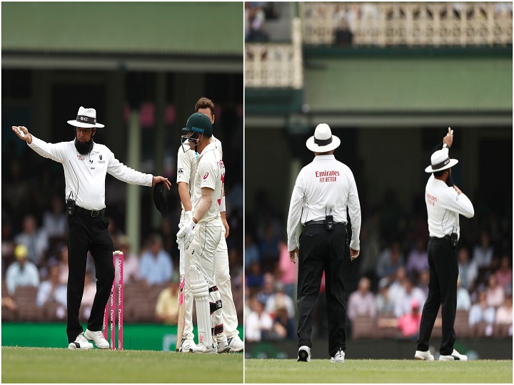 australia penalised five runs for running on pitch furious warner argues with umpire डेविड वॉर्नर के पिच पर दौड़ने पर ऑस्ट्रेलियाई टीम को उठाना पड़ा 5 रन का नुकसान, अंपायर के साथ हुई बहस