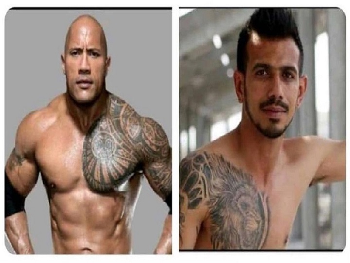 india won but someone else takes headlines rohit sharma trolls yuzvendra chahals shirtless photo युजवेंद्र चहल की शर्टलेस फोटो हुई ट्रोल, रोहित शर्मा ने कहा- ' मैच भारत जीता लेकिन हेडलाइन ले गया कोई और'