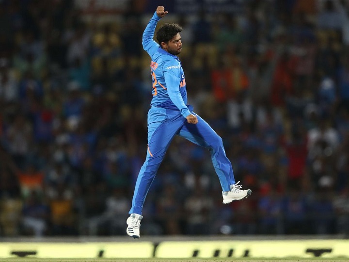 kuldeep yadav fastest indian spinner to 100 odi wickets वनडे में सबसे तेजी से 100 विकेट लेने वाले भारत के पहले स्पिनर बने कुलदीप यादव