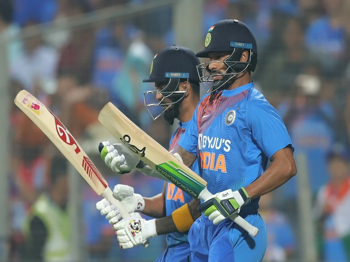 ind vs sl 3rd t20 kl rahul and dhawan opening partnerships help india to set target of 202 runs IND vs SL 3rd T20: केएल राहुल और धवन की ओपनिंग साझेदारी के दम पर भारत ने 20 ओवरों में बनाए 201 रन