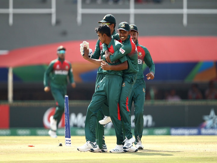 u 19 wc bangladesh beat south africa by 104 runs to enter semis U-19 WC: बड़े उलटफेर में बांग्लादेश ने दक्षिण अफ्रीका को 104 रनों से मात देकर सेमीफाइनल में बनाई जगह