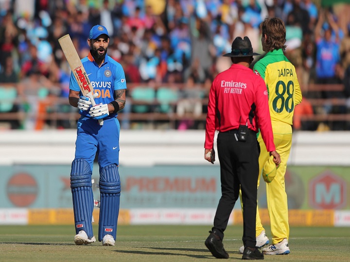 india vs australia adam zampa gets virat kohli again becomes most successful bowler against indian captain in limited overs cricket IND vs AUS: एडम जाम्पा ने एक बार फिर किया विराट को आउट, बने भारत में सबसे सफल ऑस्ट्रेलियाई स्पिनर