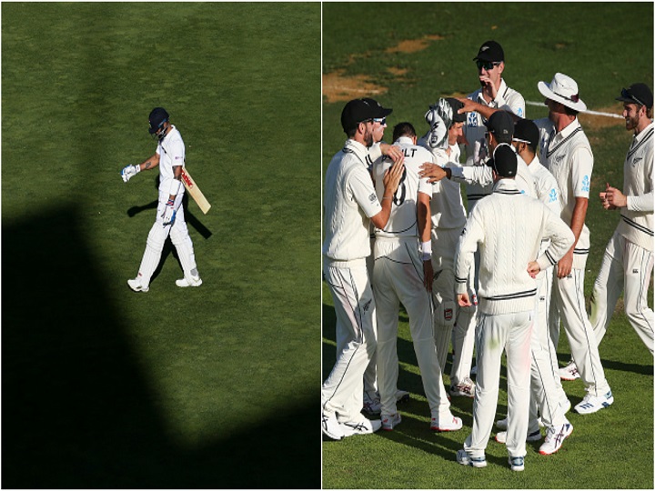 ind vs nz 1st test nz take command lead india by 39 runs at stumps IND vs NZ 1st Test: रहाणे- विहारी से टीम इंडिया को उम्मीद, न्यूजीलैंड से अभी भी 39 रन पीछे, 4 विकेट खोकर बनाए 144 रन