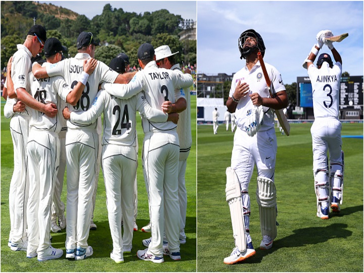 india vs new zealand debutant jamieson rattles indias top order on day 1 ajinkya rahane lone bright spot IND vs NZ 1st Test: जेमिसन ने अपनी गेंदबाजी से टीम इंडिया के टॉप ऑर्डर को समेटा, 165 रनों पर पारी हुई ढेर