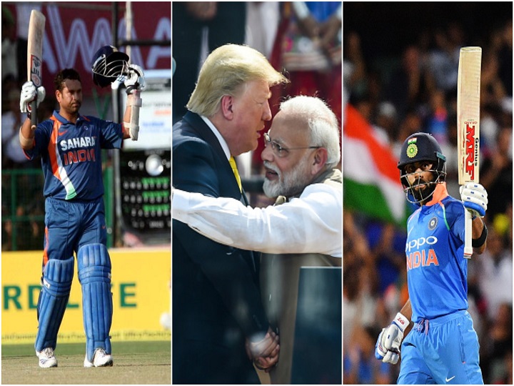 मोटेरा के नए स्टेडियम में पीएम मोदी के साथ मिलकर डोनाल्ड ट्रंप ने दिया भाषण, सचिन और विराट कोहली का लिया नाम